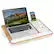 Front. LapGear - Home Office Pro Lap Desk (Fits up to 15.6" Laptop) - White Oak Woodgrain.