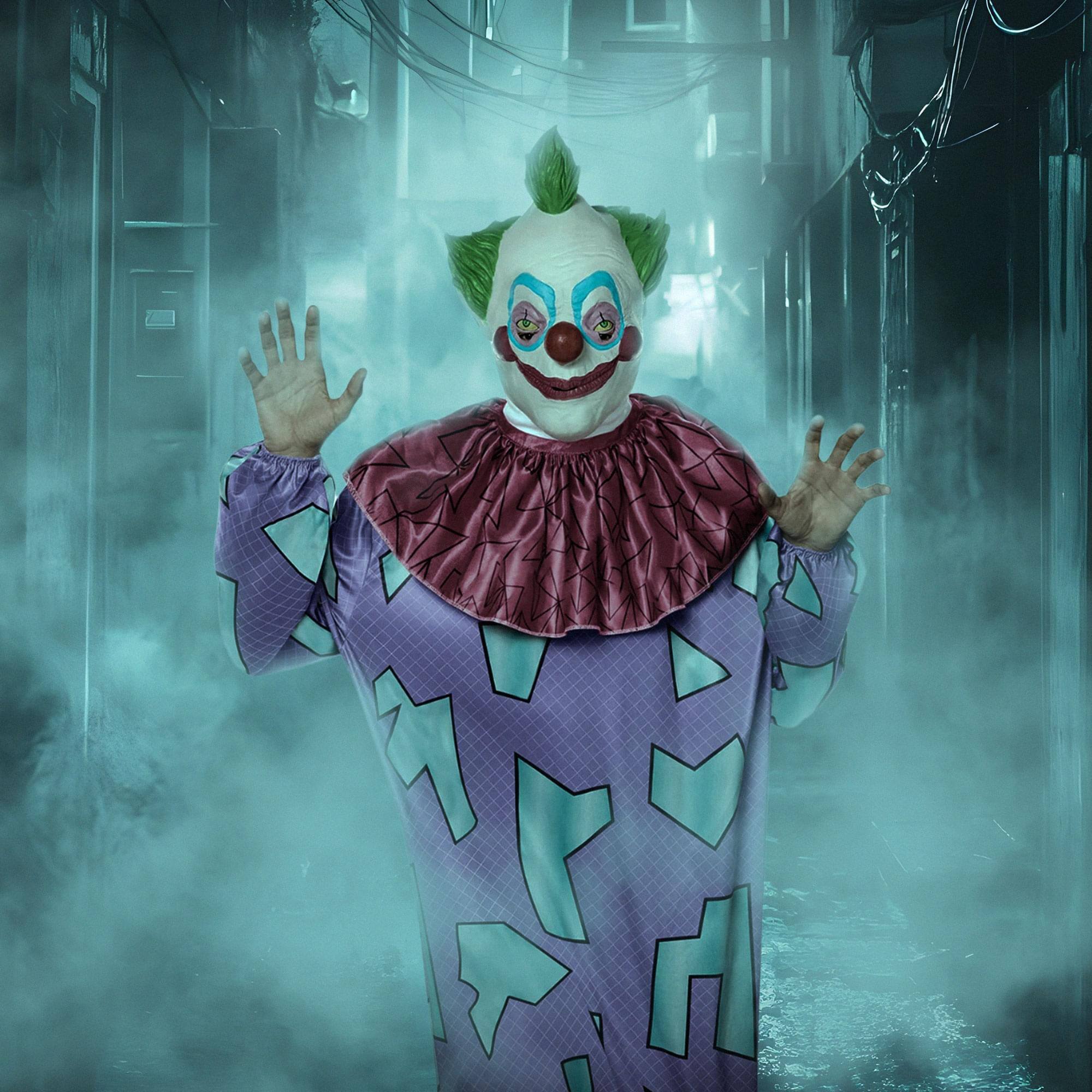 Alt View 2. InSpirit Designs - Killer Klowns Jumbo Adult Costume | X-Large - Purple.
