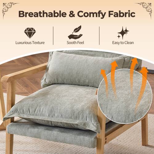 Breathable & Comfy Fabric  
Luxurious Texture  
Sooth Feel  
Easy to Clean