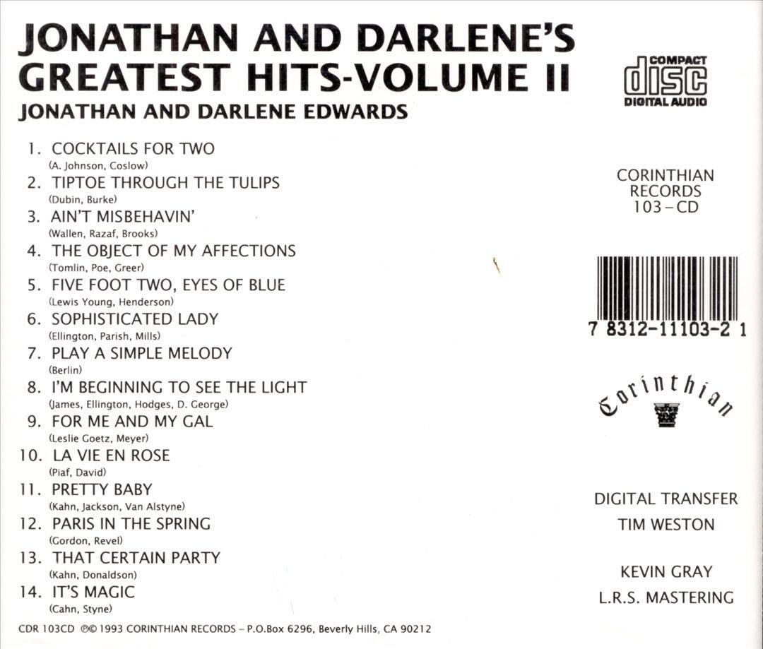 Back. Greatest Hits, Vol. 2 [CD].