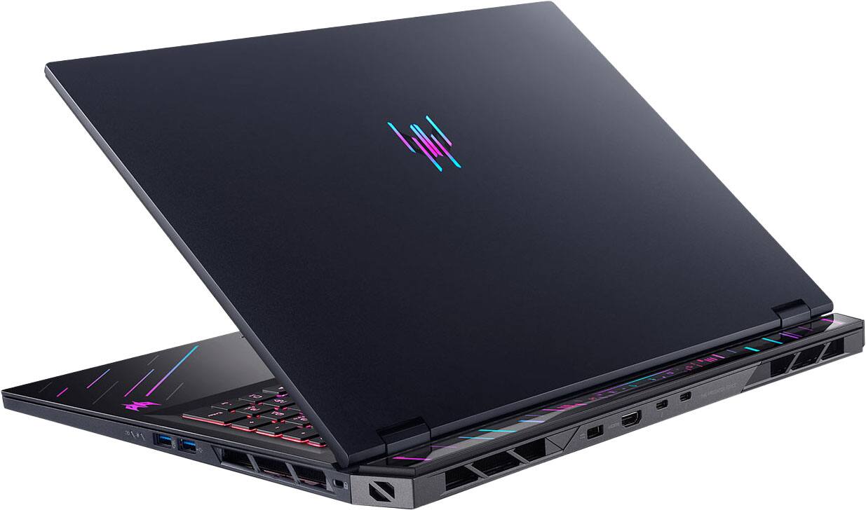 Alt View 13. Acer - Predator Helios AI Gaming Laptop-18" Mini LED 2.5k-Intel Ultra 9 290HX Plus 2026–RTX 5080 - 32GB Memory-1TB Storage - Abyssal Black.