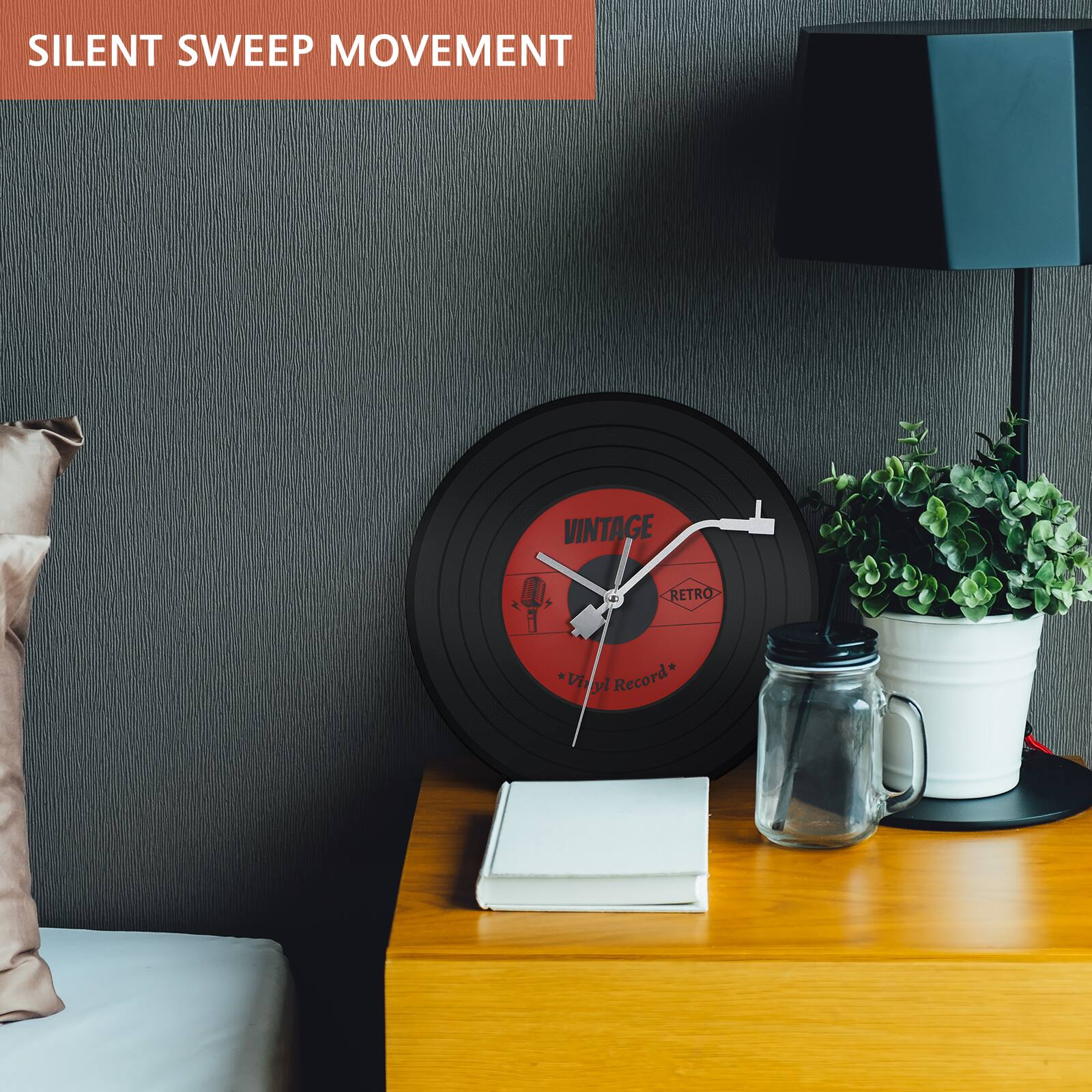 SILENT SWEEP MOVEMENT  
VINTAGE RETRO Vinyl Record