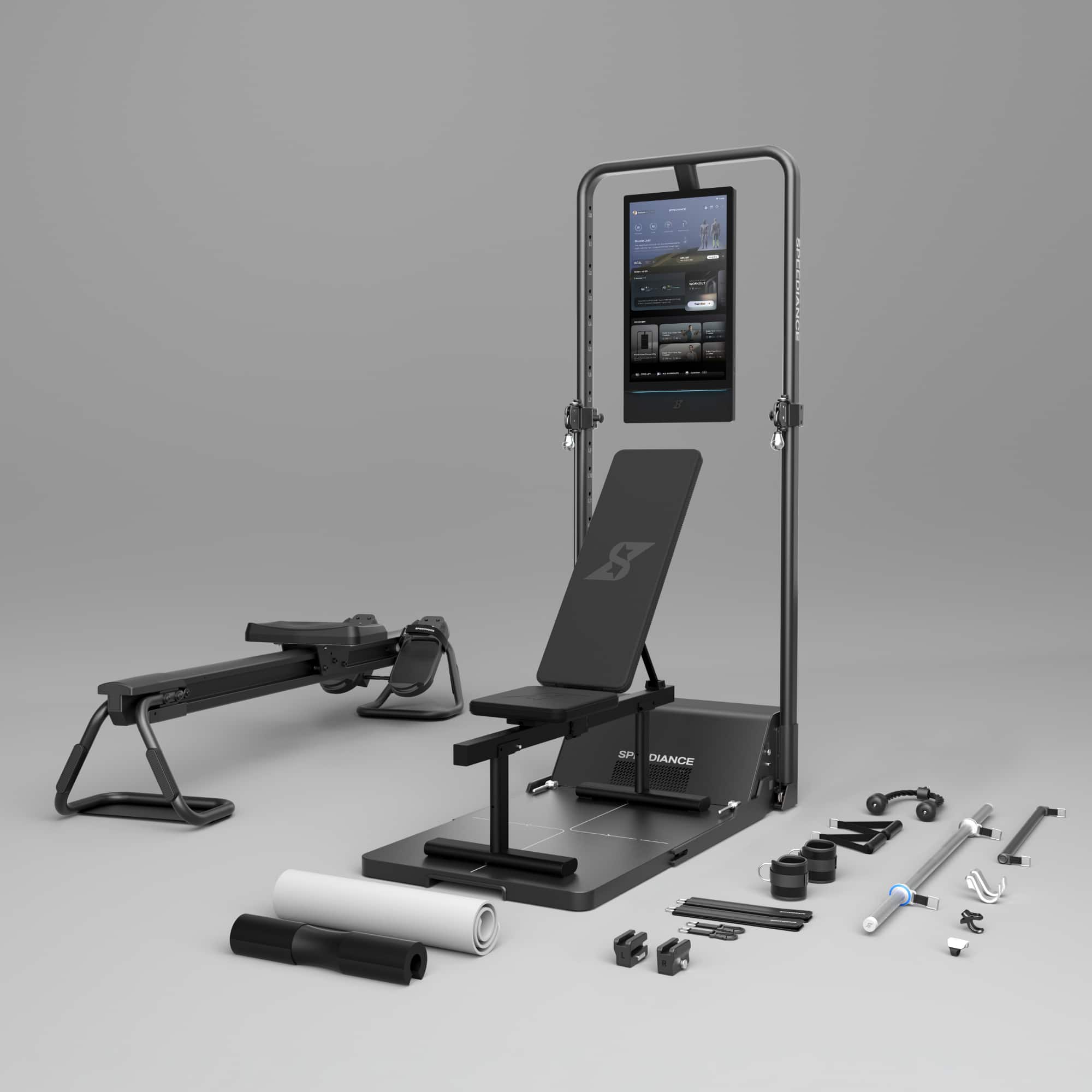 Speediance - Gym Monster 3 Station, All-in-One Smart Home Gym for Full-Body Workouts - Black