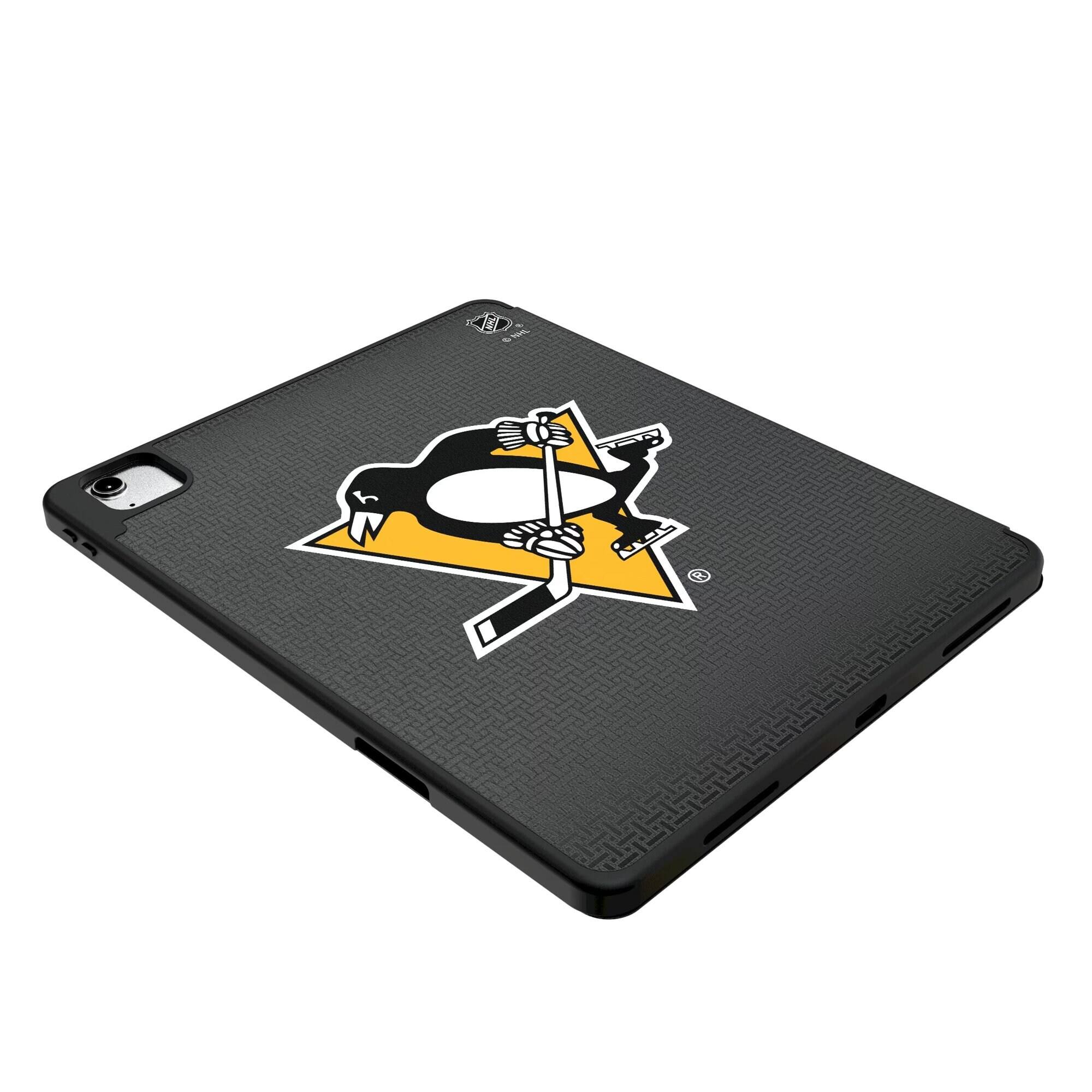 Alt View 2. Keyscaper - Pittsburgh Penguins iPad Case - 13in Air M2 - Black.