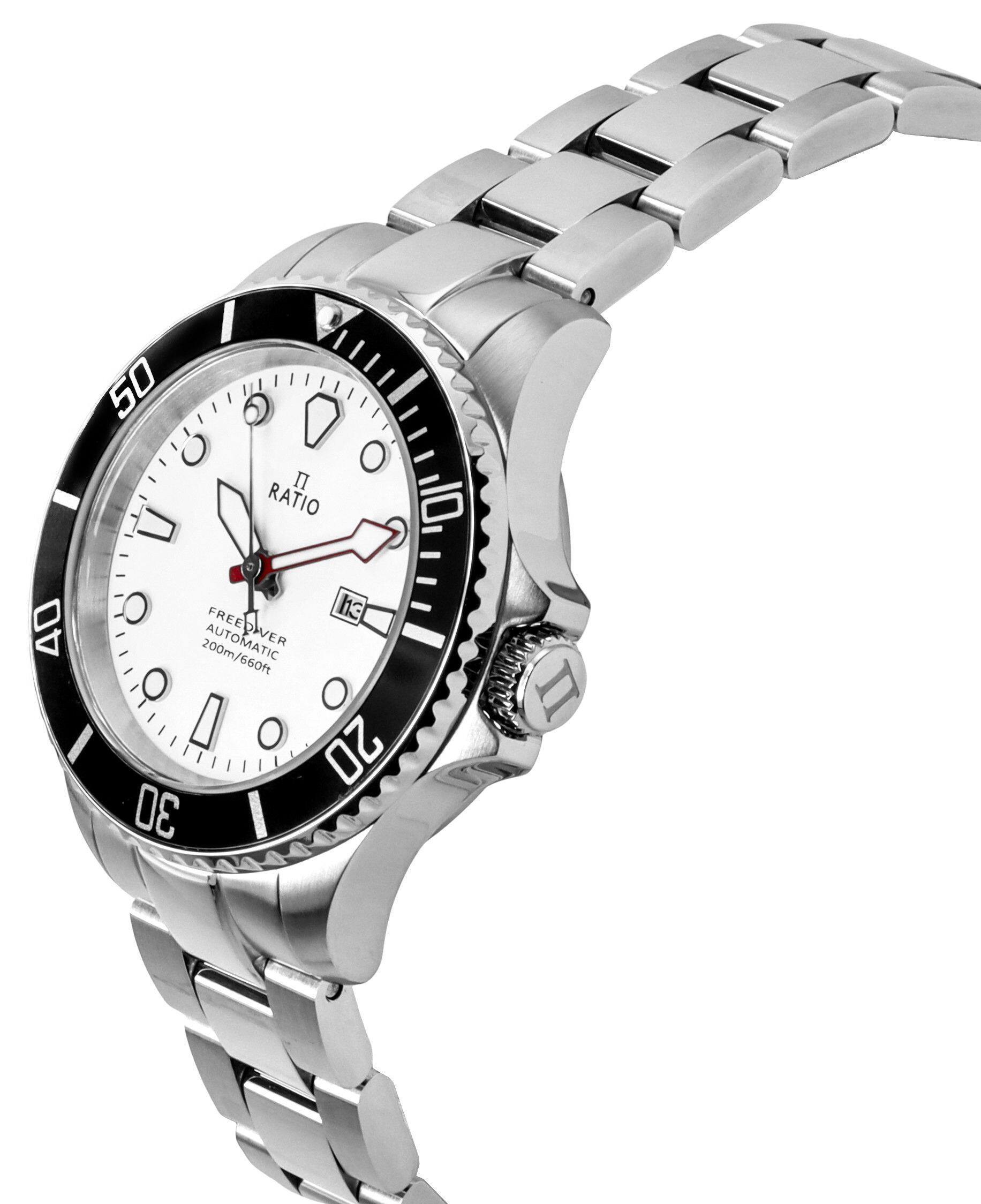 I 50 6 0 -0 O  RATIO 10,  O FREE DIVER AUTOMATIC 200m/660ft Q O I I O 20 30 II