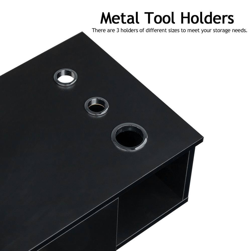 Metal Tool Holders  
There are 3 holders of different sizes to meet your storage needs.