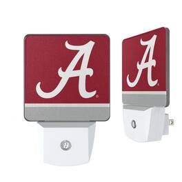 Keyscaper - Alabama Crimson Tide Stripe Design Nightlight 2-Pack - Multicolor