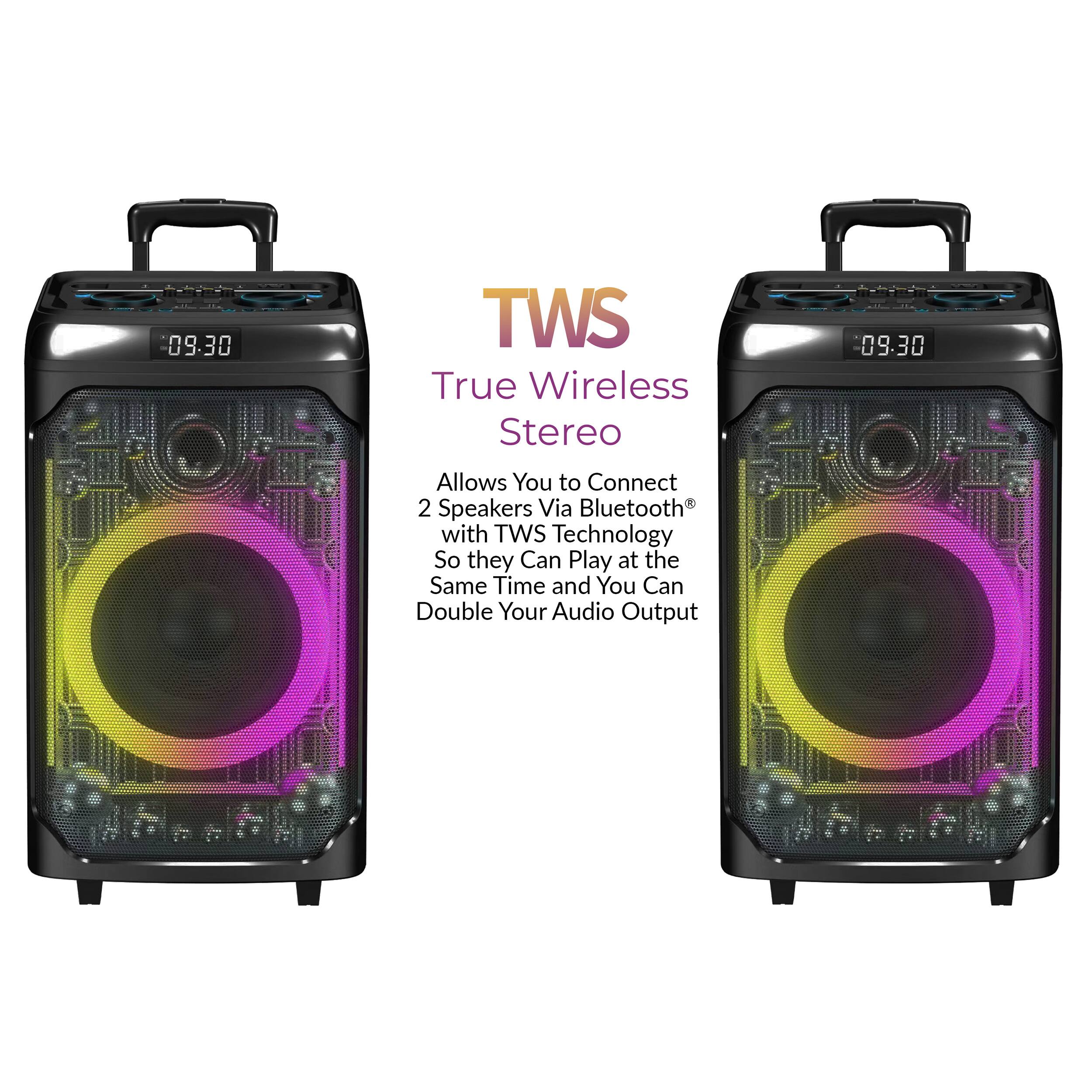 09-30 TWS True Wireless Stereo

Allows You to Connect 2 Speakers Via Bluetooth with TWS Technology So they Can Play at the Same Time and You Can Double Your Audio Output