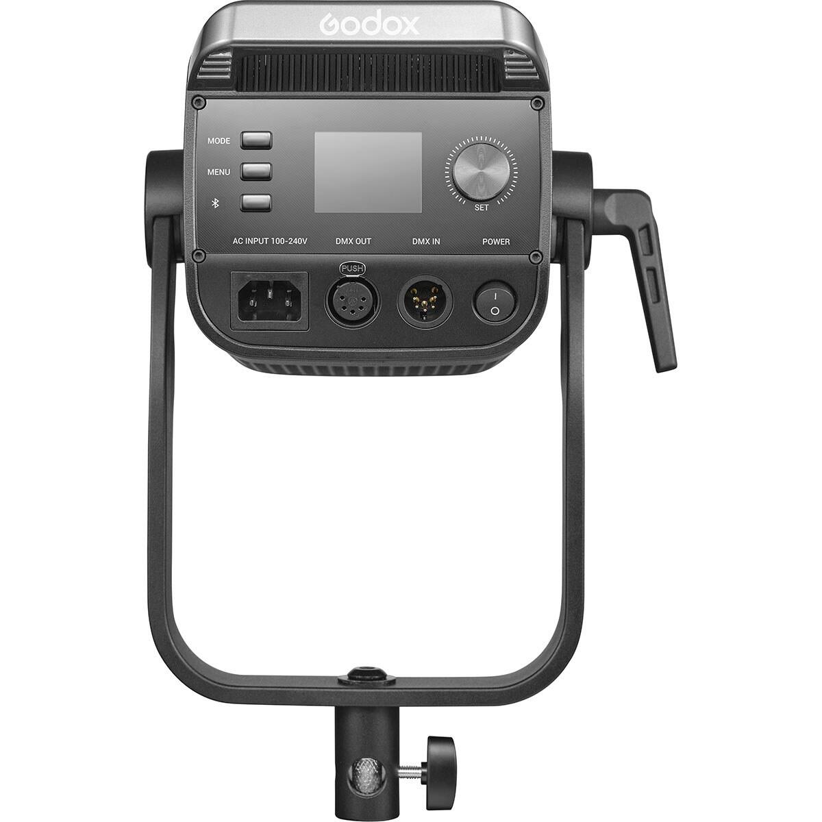 Godox MODE MENU AC INPUT 100-240V DMX OUT DMX IN POWER PUSH 1