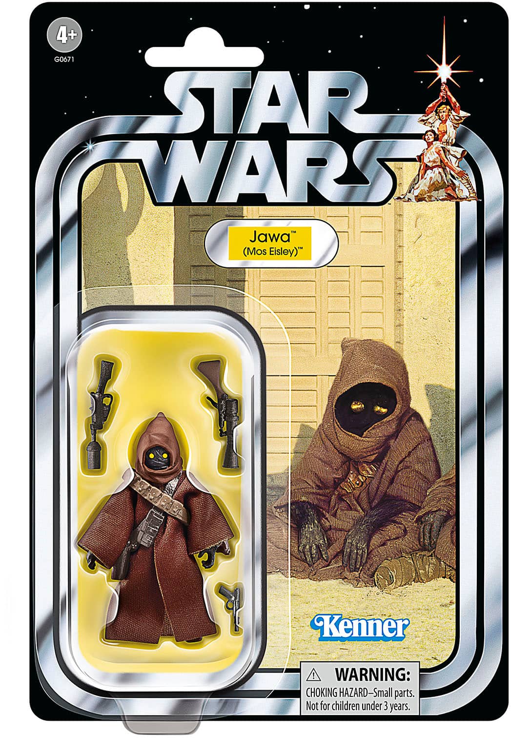 "Star Wars Jawa" (Mos Eisley) Kenner! Warning: Choking hazard-small parts. Not for children under 3 years.