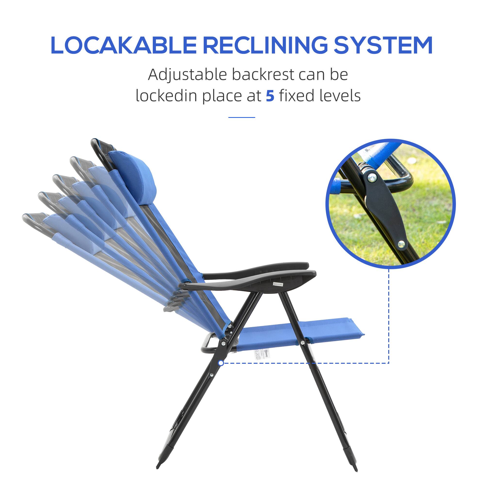 LOCAKABLE RECLINING SYSTEM
Adjustable backrest can be lockedin place at 5 fixed levels