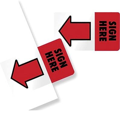 SIGN HERE  
SIGN HERE