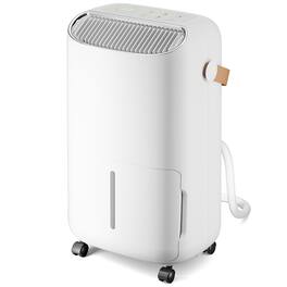 BEARSOLIM - Dehumidifier for Basement,Home,Bathroom,Bedroom 45 pint/Day 4500 Sq ft Dehumidifiers with Drain Hose - White
