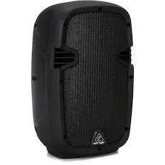 Front. Behringer - Behringer PK108A 8" 240W 2-Way Active PA Powered Speaker with Built-In Media Player and Integrated Mixer.