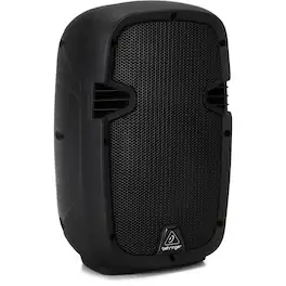 Behringer - PK108A 8" 240W 2-Way Active PA Powered Speaker with Built-In Media Player and Integrated Mixer