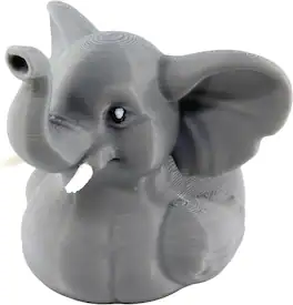 JuzToys - Elephant Duck Figurine, 4x4 Ducking, Fun Car Dashboard Accessory, Unique Elephant Gifts, Ducks for Cars by PowerTRC - Gray