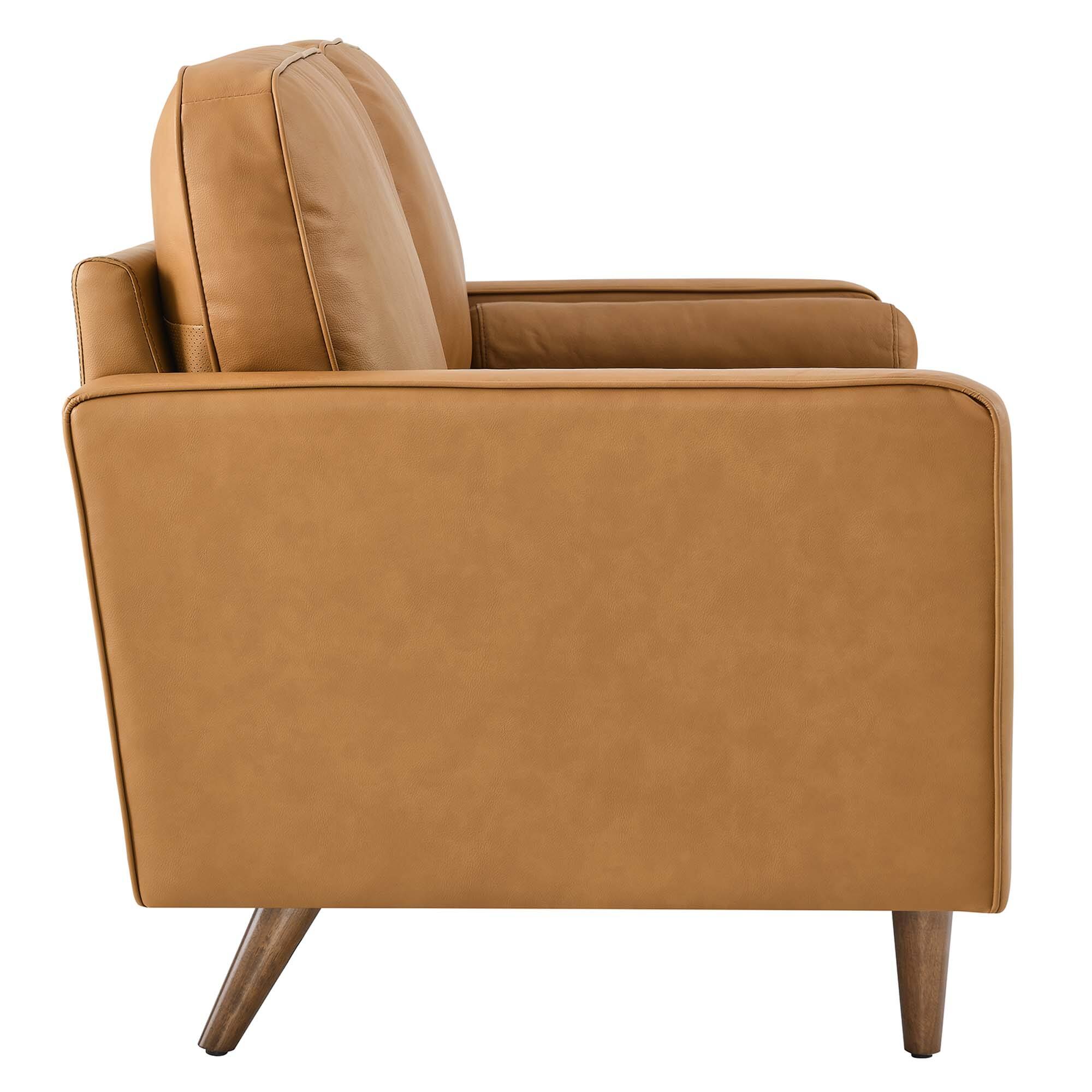 Alt View 1. Modway - Valour Leather Loveseat by Modway - Tan.