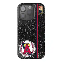 Keyscaper - Cooperstown Teams - California Angels Cooperstown Collection iPhone Bling Case - 16 Plus - Black