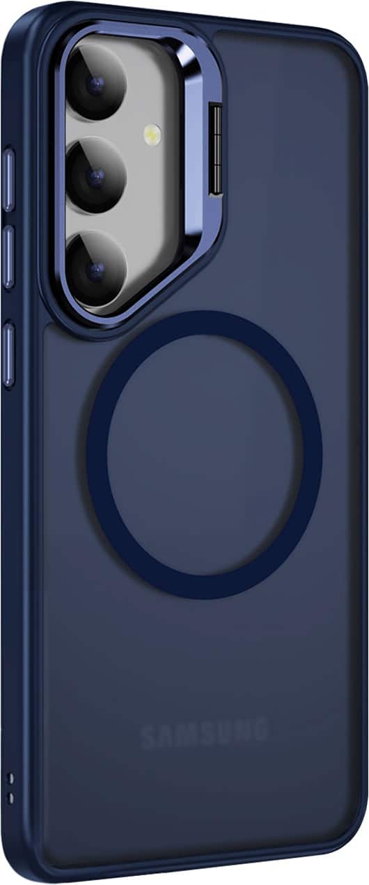 Angle. SaharaCase - Venture Series Kickstand Case for Samsung Galaxy S25 - Night Sky Blue.