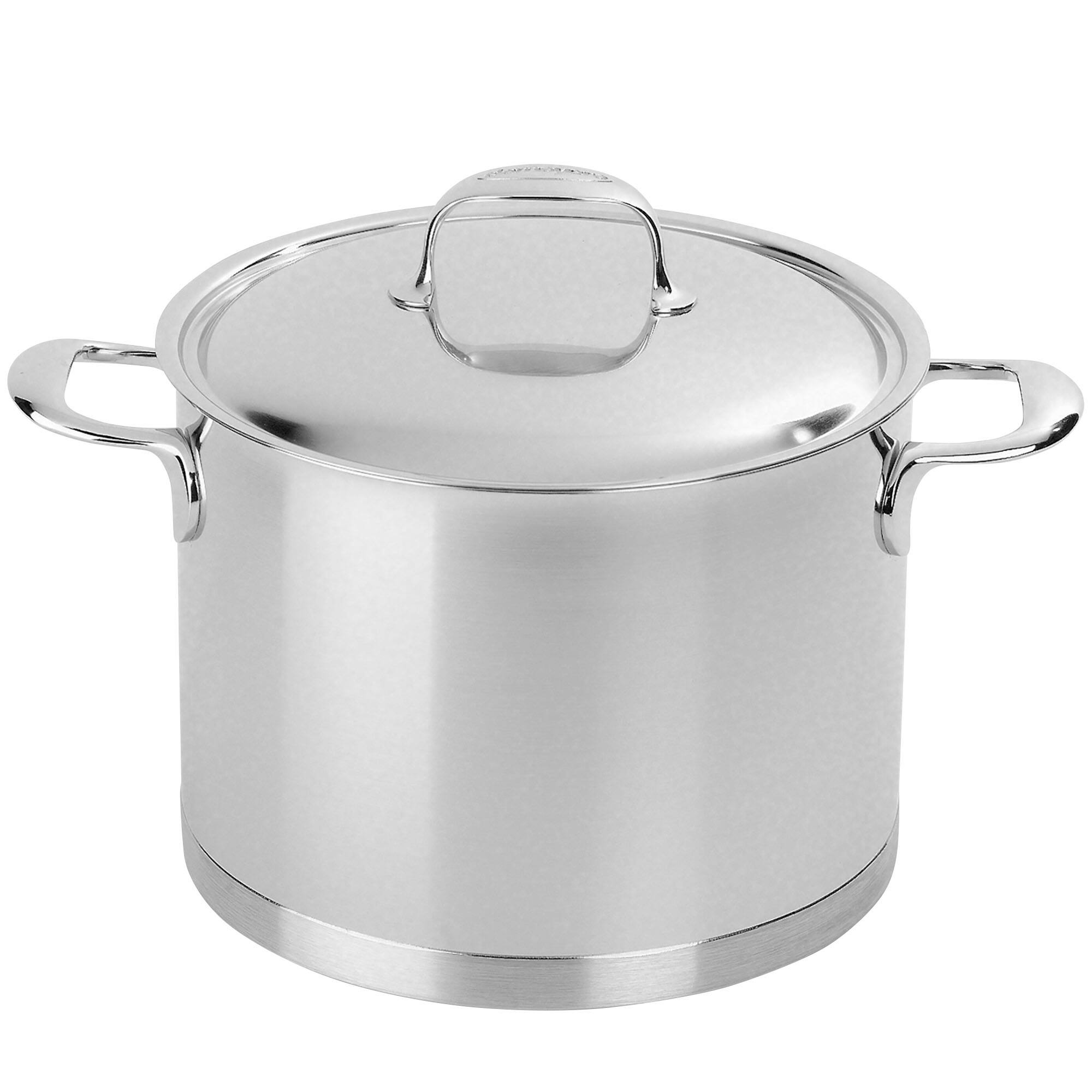 Front. Demeyere - Demeyere Atlantis Proline 7 8.5-qt Stainless Steel Stock Pot - Stainless Steel.