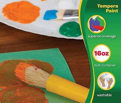 Tempera Paint  
- Superior coverage  
- 16oz bulk container  
- Washable