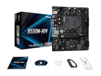 ASRock B550M HDV AM4 AMD B550 Micro ATX AMD Motherboard - Best Buy ASRock B550M HDV AM4 AMD B550 Micro ATX AMD Motherboard - Best Buy