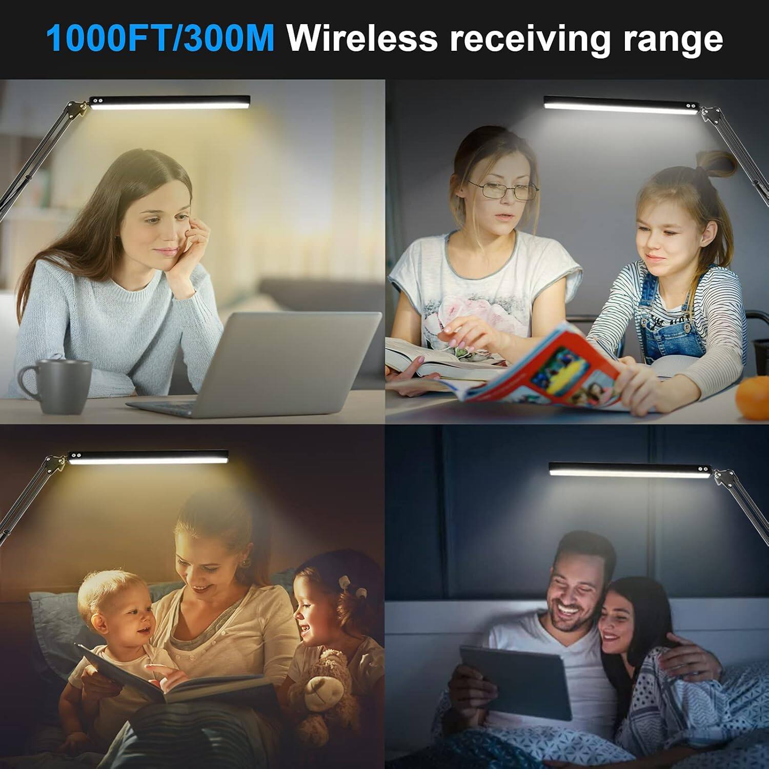 1000FT/300M Wireless receiving range
