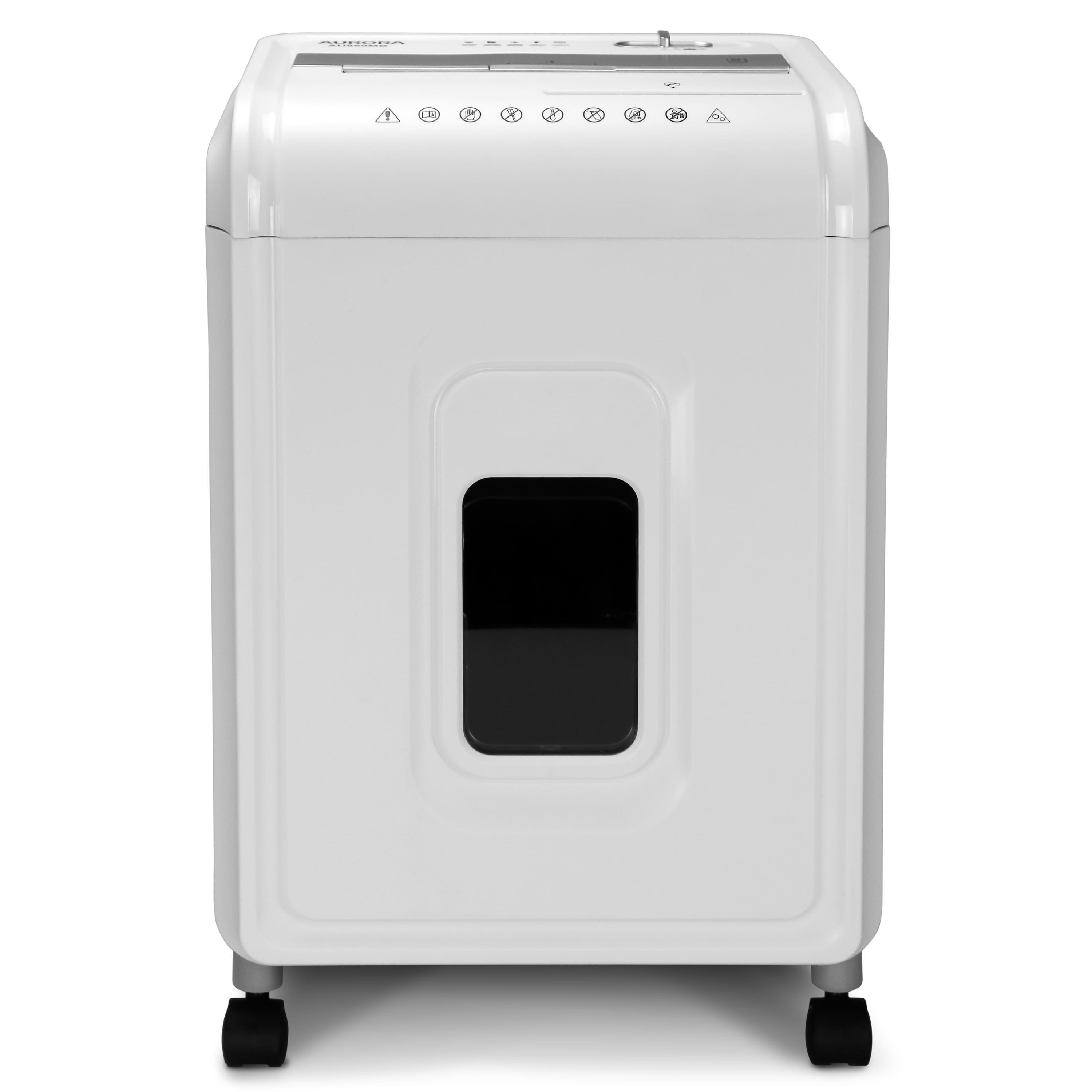 Aurora - AU860MB High-Security 8-Sheet Micro-Cut Paper, CD/DVD and Credit Card Shredder, /Gray - White