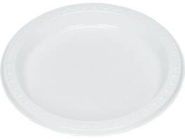 TABLE MATE - 7" Plastic Plates, 125Plates/Pack - White