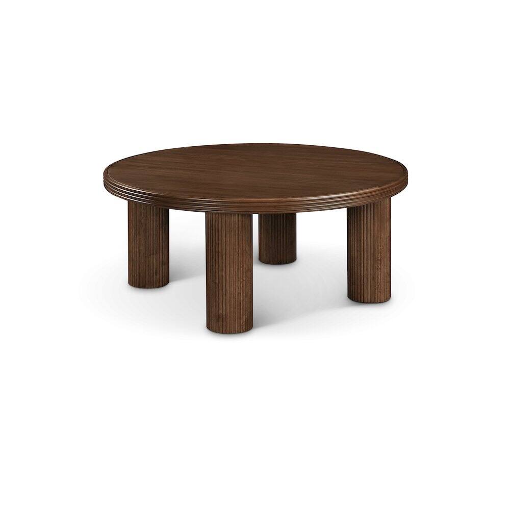 Front. Meridian Furniture - Hayden Brown Coffee Table - Brown.