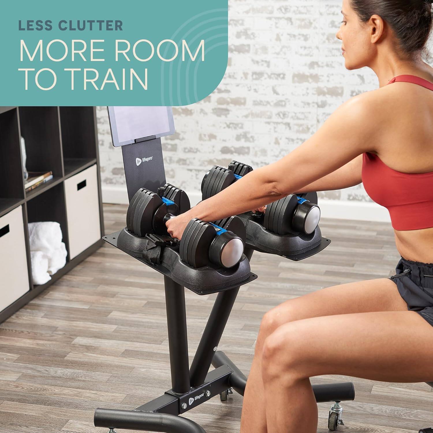 LESS CLUTTER  
MORE ROOM TO TRAIN