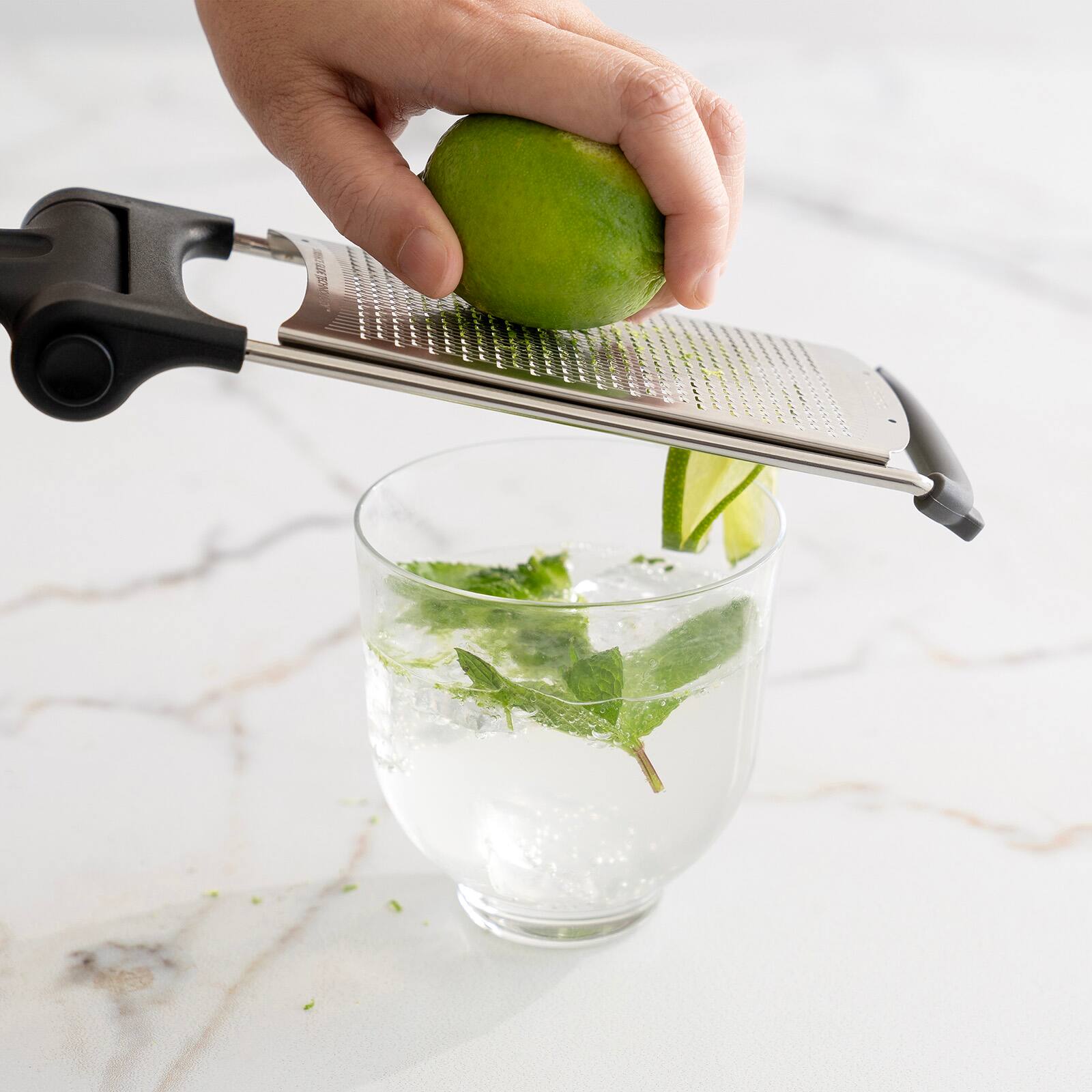 Alt View 4. Cuisipro - Surface Glide Technology Folding Grater, Fine - Black.