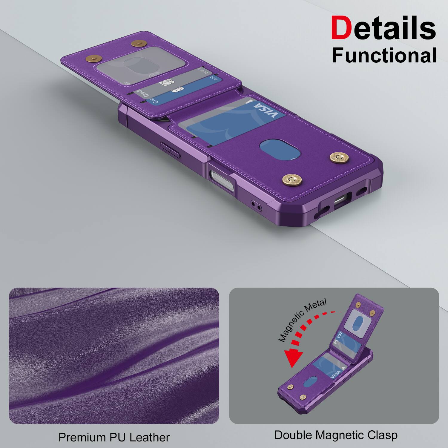 320 PAD CH AY I VISA Details Functional Metal Magnetic A VISA Premium PU Leather Double Magnetic Clasp

Details Functional

Premium PU Leather

Double Magnetic Clasp