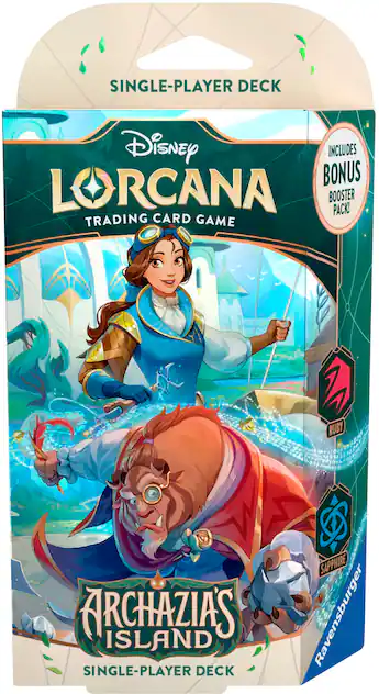 lorcana archazia's island starter deck list Ravensburger Disney TCG: Single-Player - Ruby & Sapphire | Engaging Gameplay | Over 200 Original Disney Artworks Set sail for adventure with the Disney Lorcana Set 7 Starter Decks Are