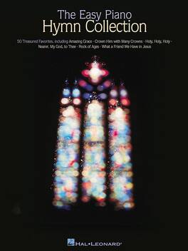 Hal Leonard - Easy Piano Hymn Collection Songbook with 50 Traditional Hymns for Beginner & Intermediate Piano Players Worship Practice