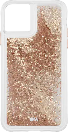 Front. Case-Mate - Case-Mate Waterfall Rose Gold Case - iPhone 11/XR - Rose Gold.