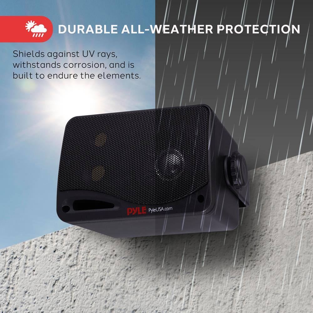 DURABLE ALL-WEATHER PROTECTION

Shields against UV rays, withstands corrosion, and is built to endure the elements.

PYLE PyleUSA.com