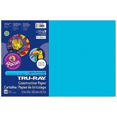 103401 INSEIRATION  
Pacon PRODUETS  
Sulphite Heavyweight Papel grueso con sulfato  
Sulfite Forte grammage  
TRU-RAY  
Construction Paper  
Cartulina  
Papier de bricolage  
50  
12 in x 18 in  
30.5 cm x 45.7 cm