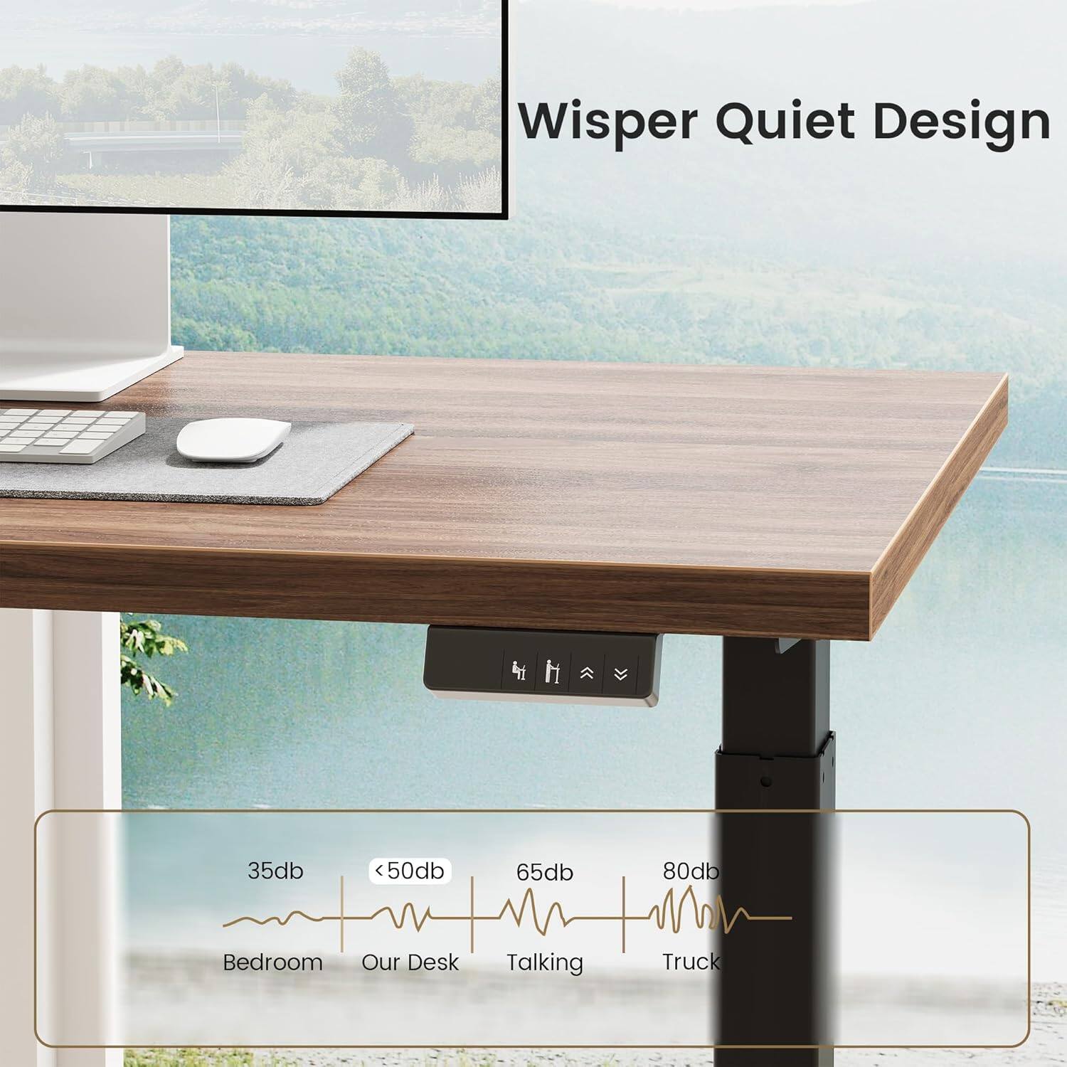 Wisper Quiet Design

35db <50db 65db 80db

Bedroom Our Desk Talking Truck