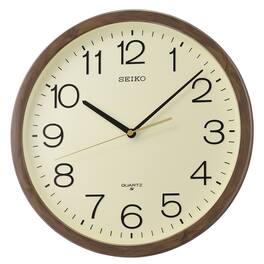 Seiko - 14" Shigato Wall Clock - Brown