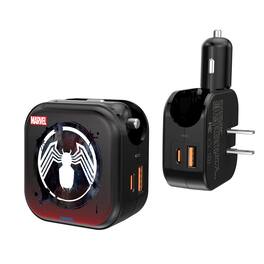 Keyscaper - Marvel Grid 2 in 1 USB A/C Charger - Venom