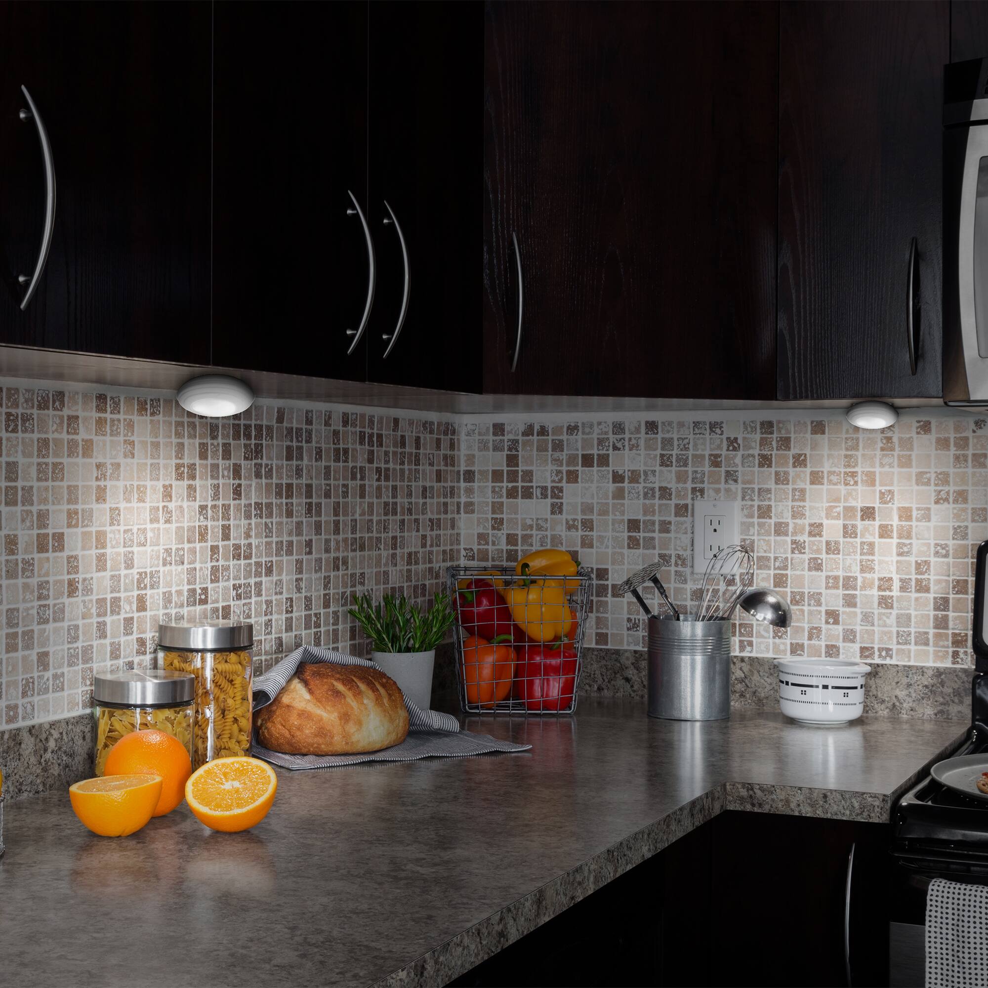 Angle. Monster - Monster 3 Pack Multicolor LED Touch Control Tap Lights with Remote Control - Multicolor.