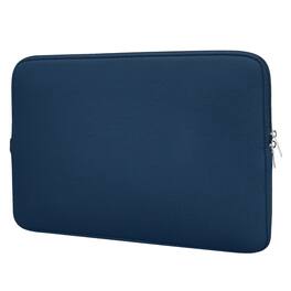 Unique Bargains - Laptop Case - Polyester Computer Sleeve Carrying Bag, Shockproof Protective Cover for 17" Notebook - Dark Blue