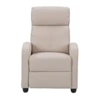CorLiving - Oren Fabric Recliner - Beige - Front_Zoom