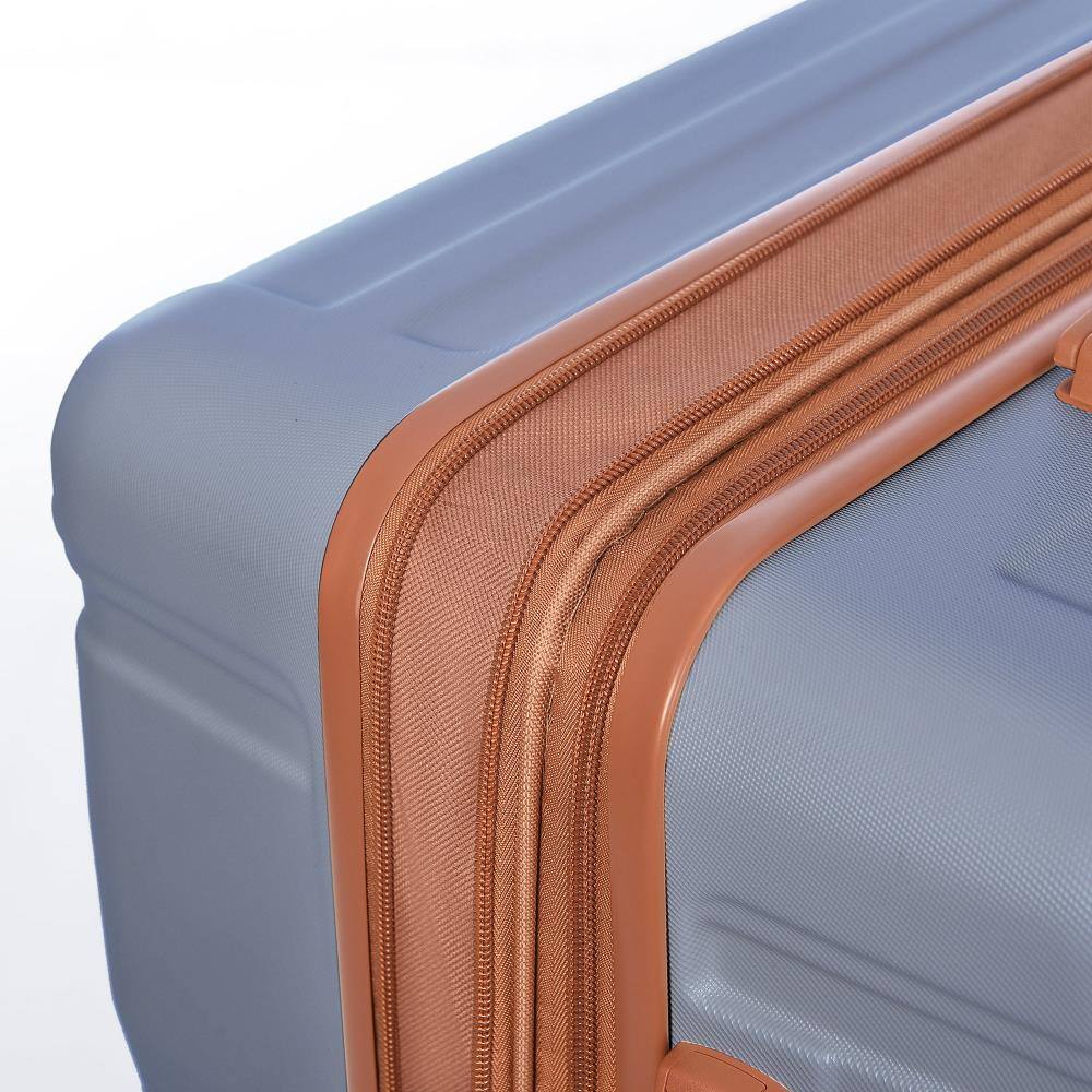 Alt View 1. BreeBe - Luggage Sets 3pcs Expandable ABS Hardshell Suitcase Spinner Wheels TSA Lock 20''24''28'' Lightweight Durable - Blue.