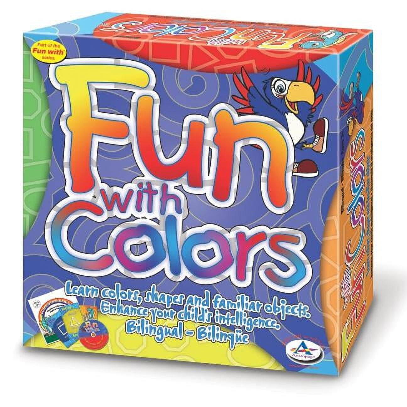 Fun Part of the R A YO with series. Fun with Colors Learn colors, shapes and familiar objects. Enhance your child's intelligence. Bilingual - Bilingue