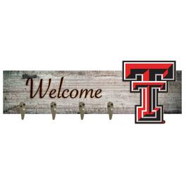 Fan Creations - Texas Tech Red Raiders 24" x 6" Mounted Coat Hanger - Multicolor