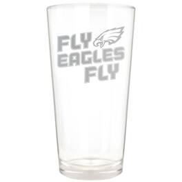 Great American Products - Philadelphia Eagles Etched 16oz. Rally Cry Pint Glass - Multicolor