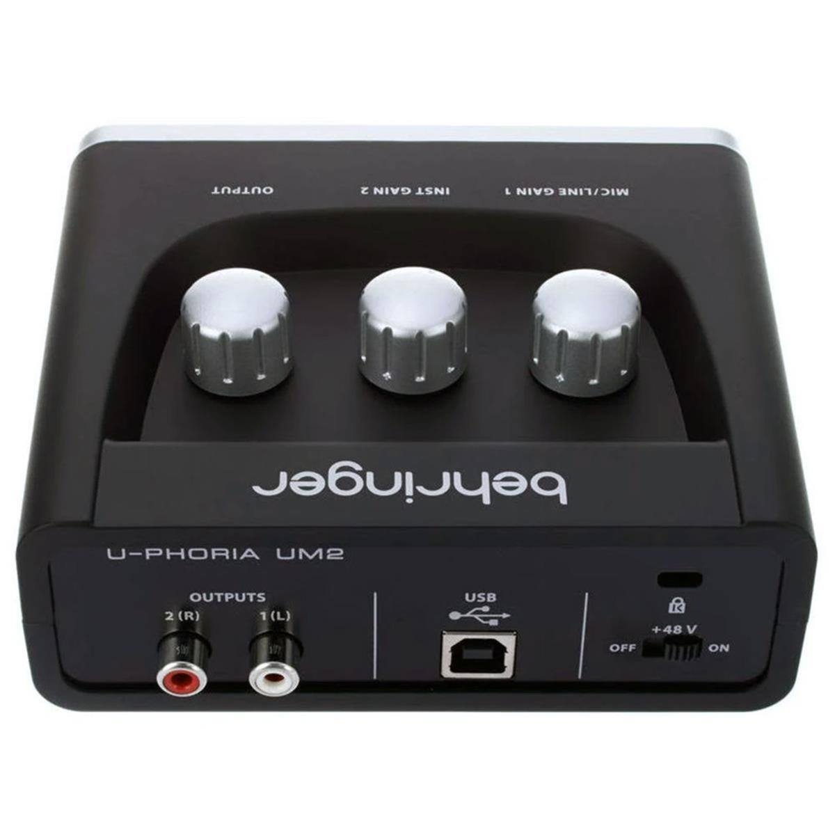 Behringer U PHORIA UM2 2x2 USB Audio Interface, Bundle with TAPH100 ...
