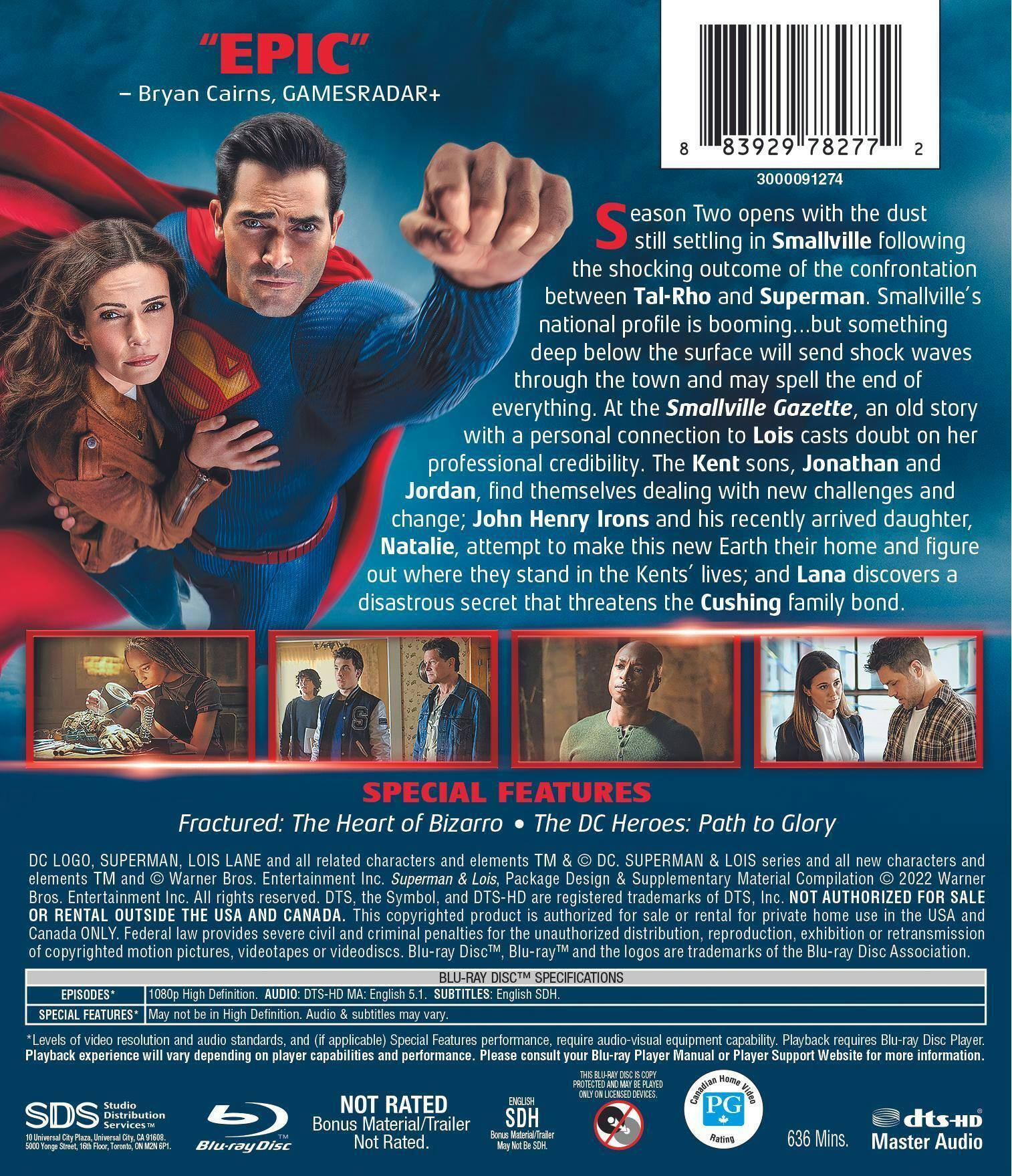 Angle. Superman & Lois: The Complete Second Season (Box Set) [Blu-ray].